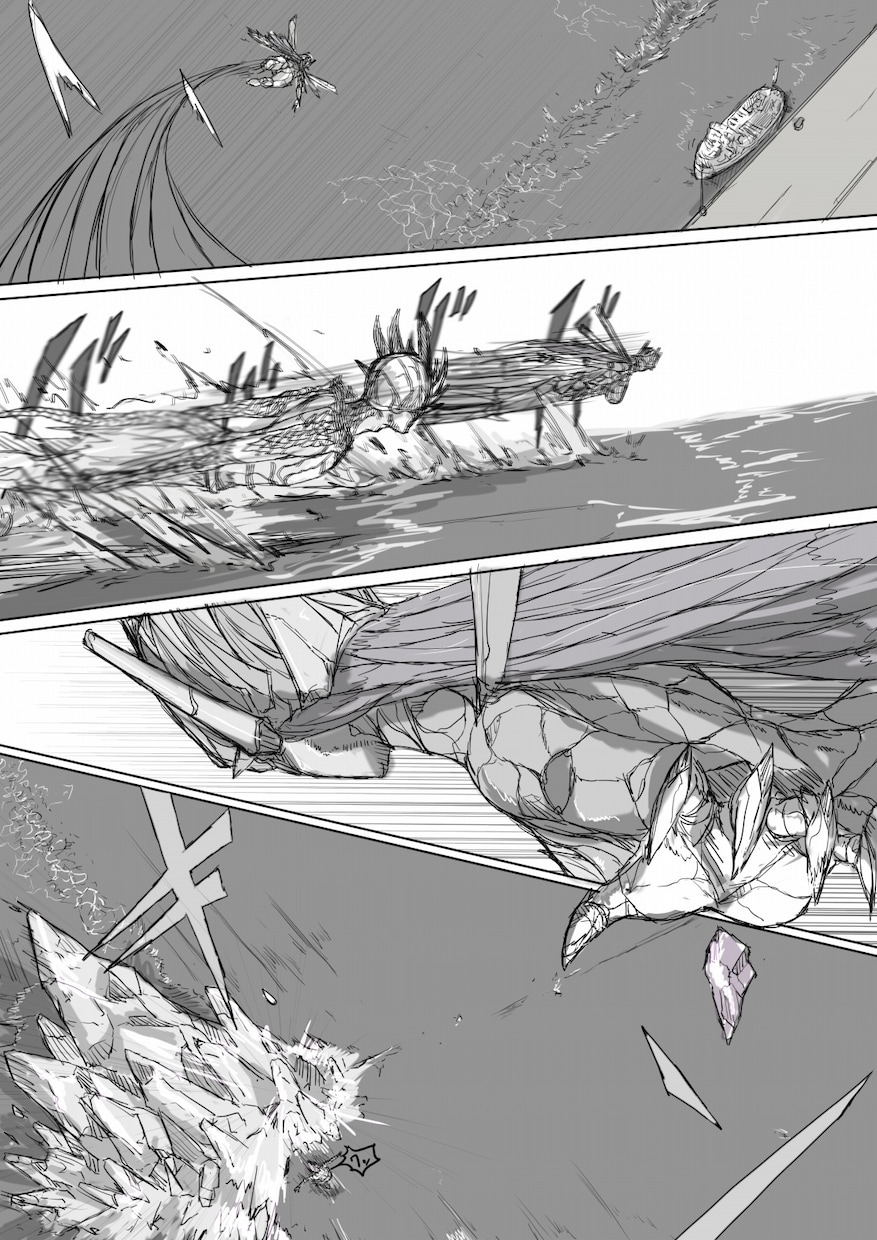 アクションの振り付け、戦闘シーンの制作できます 貴方の漫画制作をお手伝いします イメージ5