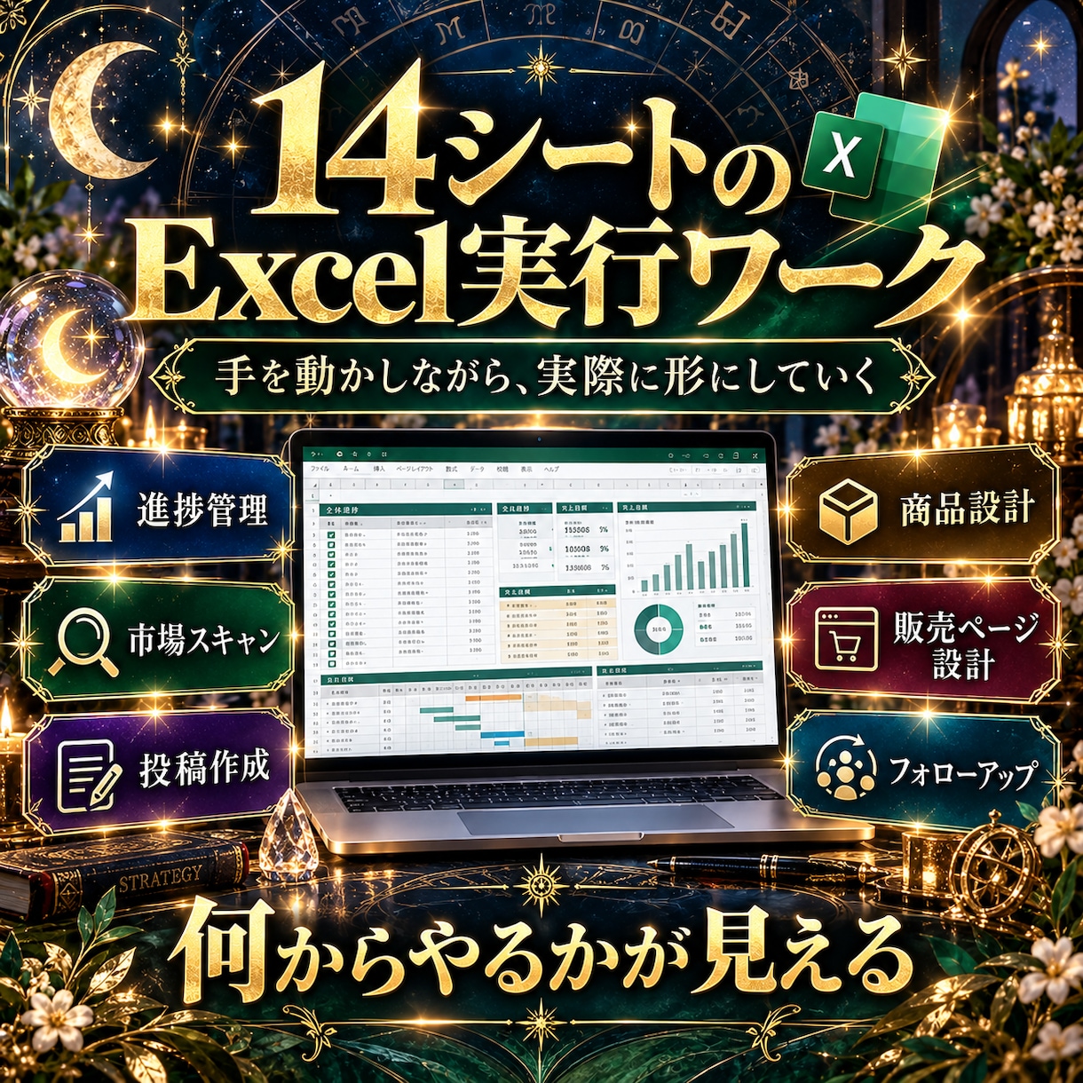 Threads×占い副業0→1をコピペで達成します 7日間で投稿・集客・商品設計まで！順番どおり実践するワーク イメージ6