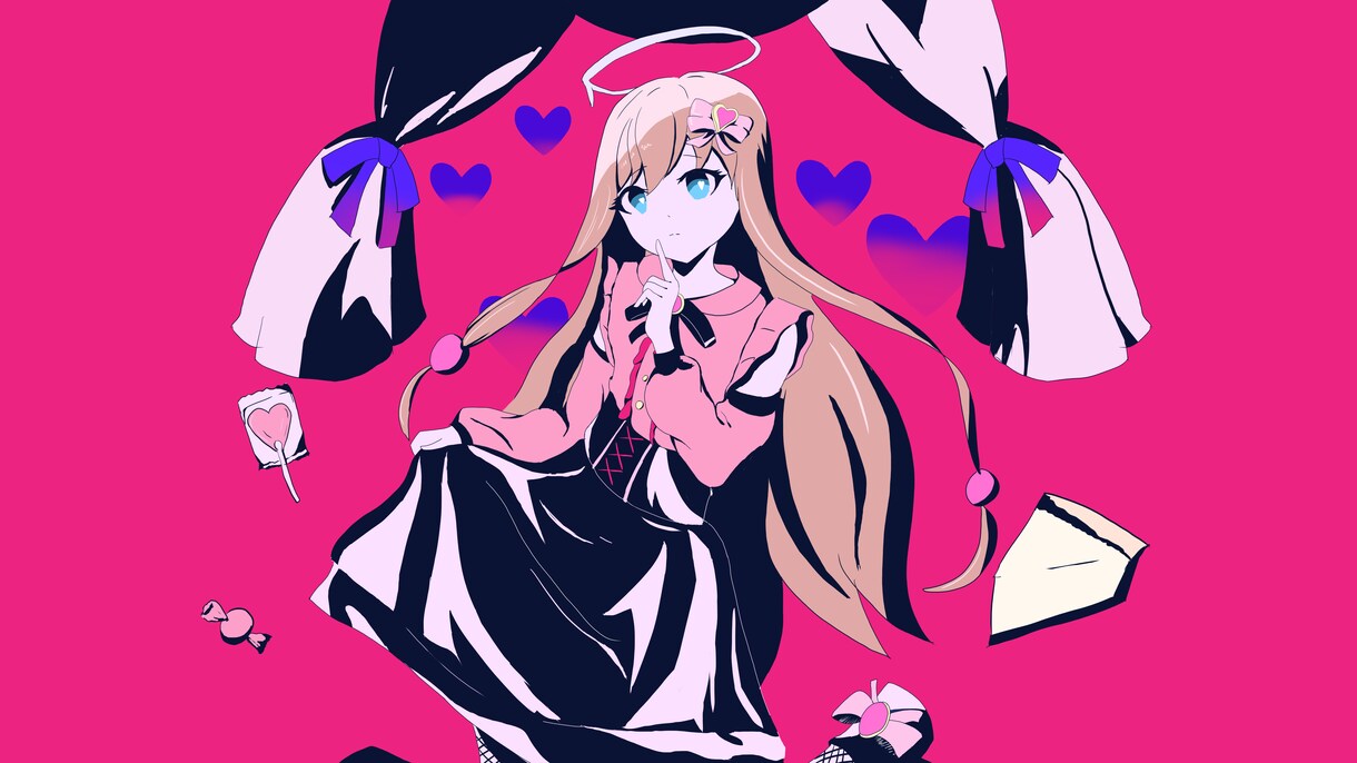 歌ってみたMVイラスト描きます MV向けのイラスト/パーツ分け対応イラスト/を制作いたします イメージ3