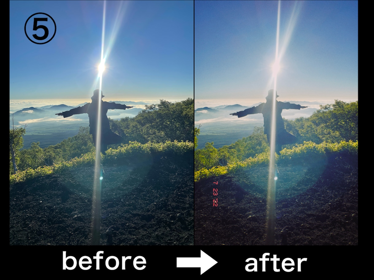 思い出の写真や画像をエモく加工します フィルムカメラで撮ったよなレトロな写真に加工します イメージ5