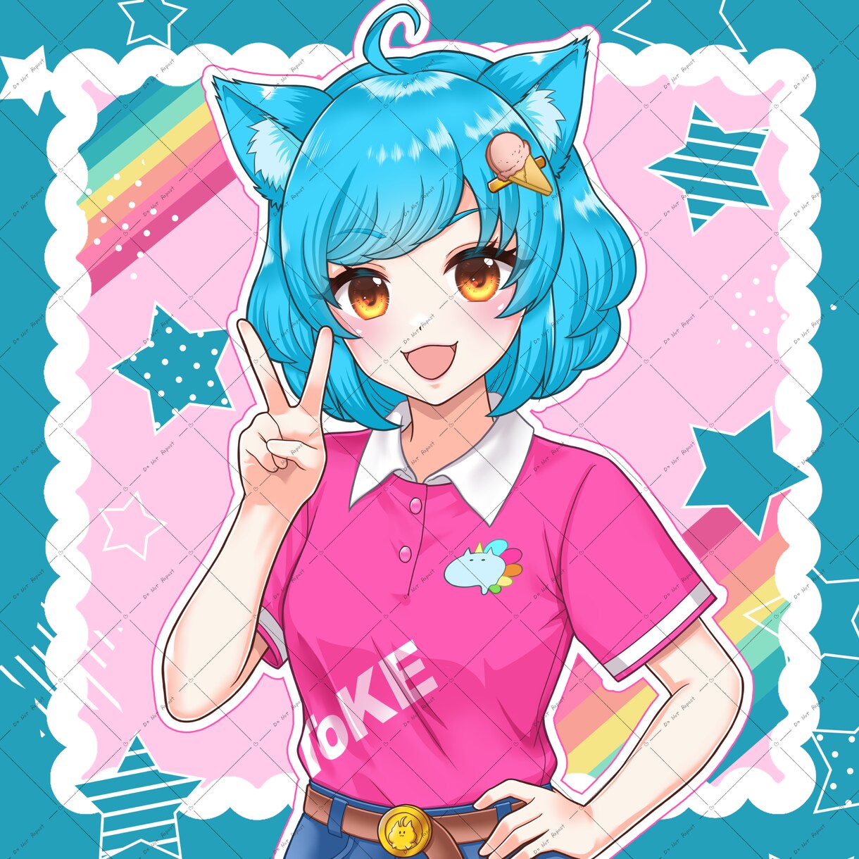バストアップイラスト描きます 【商用利用込】衣装など丁寧に書き込みます！ イメージ6