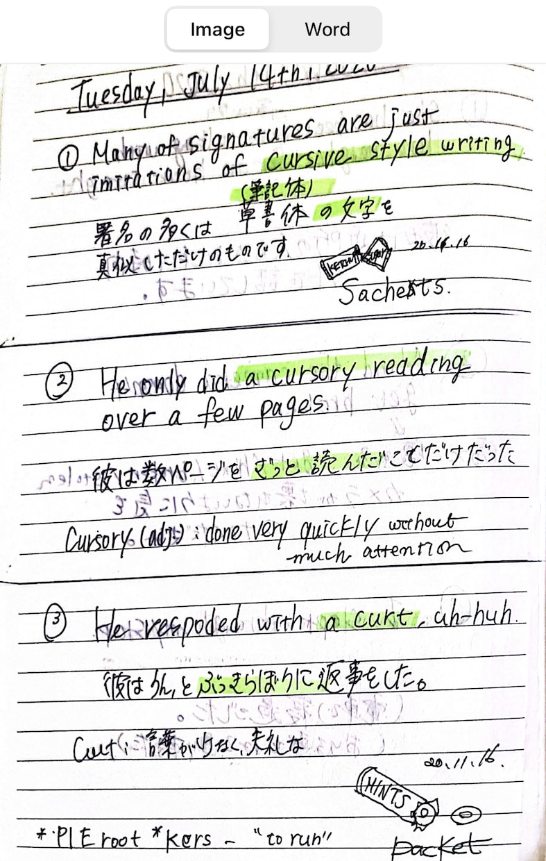 アメリカから★ 毎日10分！３行日記を習慣づけます 英語学習者向けに毎日の３行日記の習慣づけをサポートします イメージ4