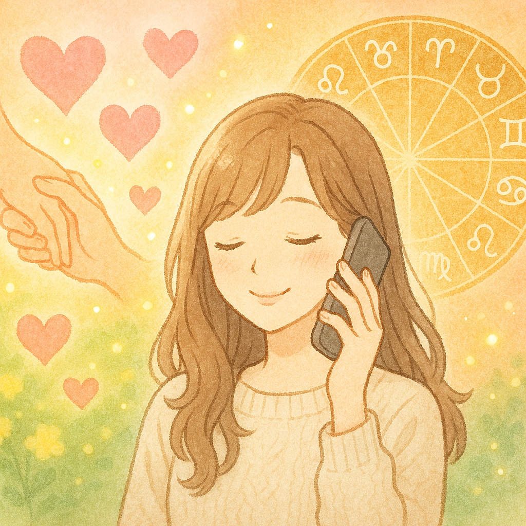 恋の悩み、人生の悩みを電話で優しく占います 誰にも言えない想い、受けとめます。あなたの心に寄り添う占い イメージ1