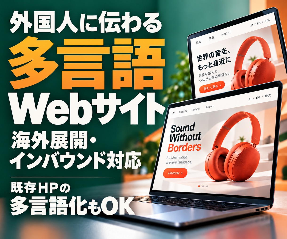 外国人に伝わる多言語Webサイトを作成します 海外展開・インバウンド対応｜既存HPの多言語化もOK イメージ1