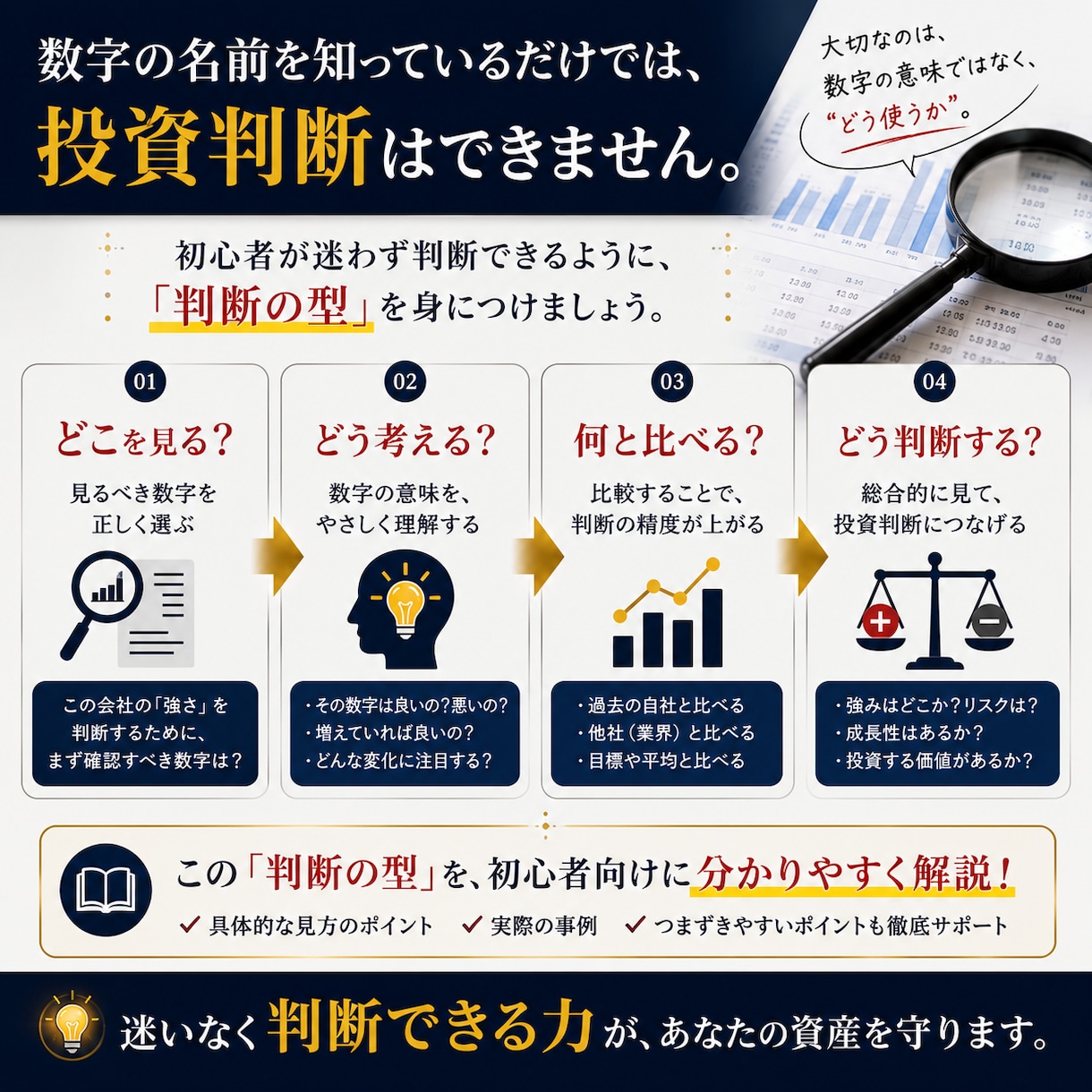 決算書から「強い会社」を見抜く方法を教えます 「なんとなく買う」を卒業｜5つの数字で企業を判断 イメージ5