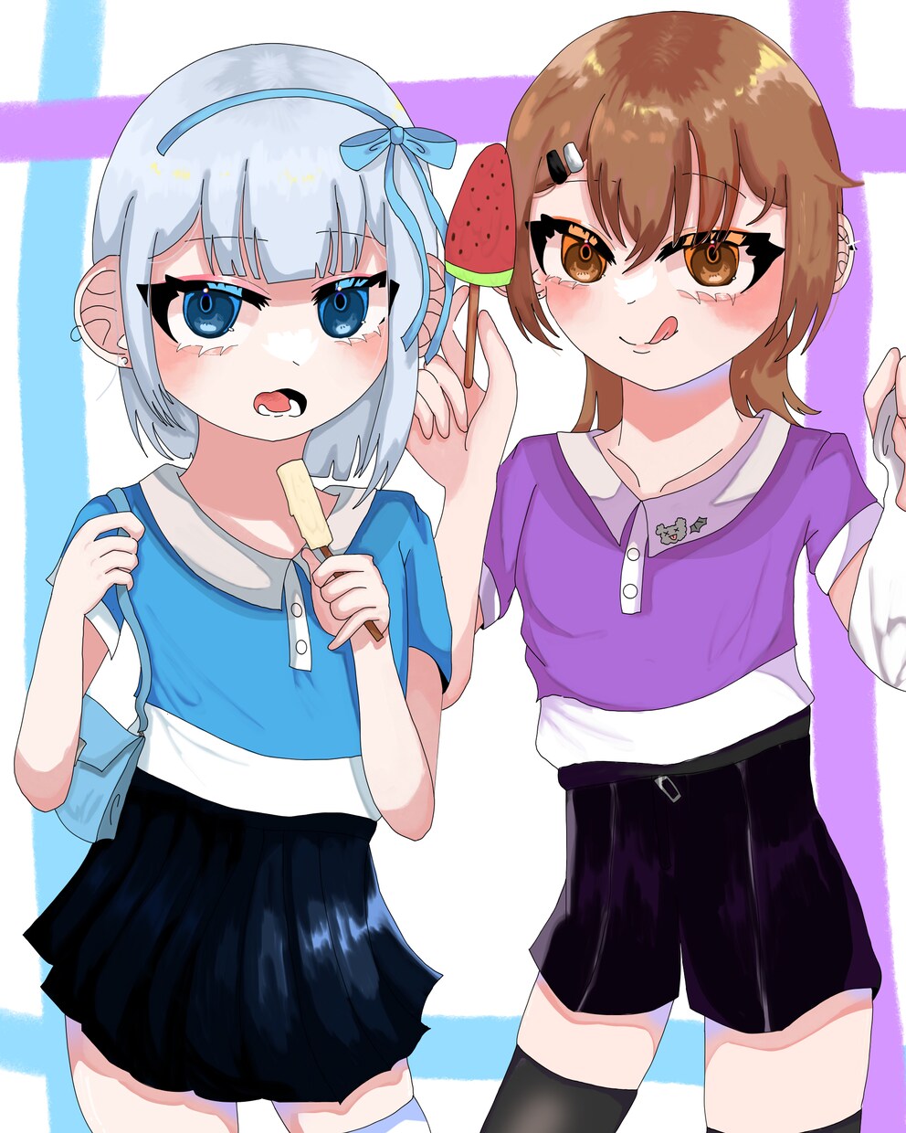1枚絵探している方にお描きします 背景書き込み大得意です‼️貴方だけの1枚絵どうですか！！！ イメージ1