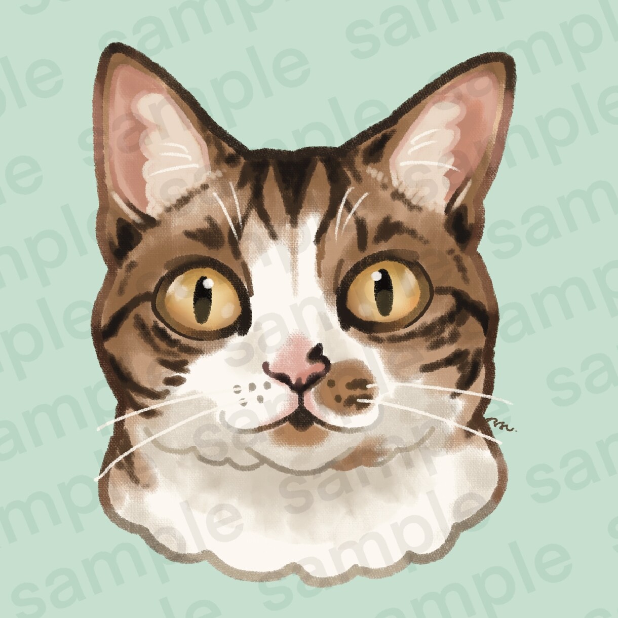 ペットのデフォルメ似顔絵描きます うちの子を可愛いイラストにしてみませんか？ イメージ4