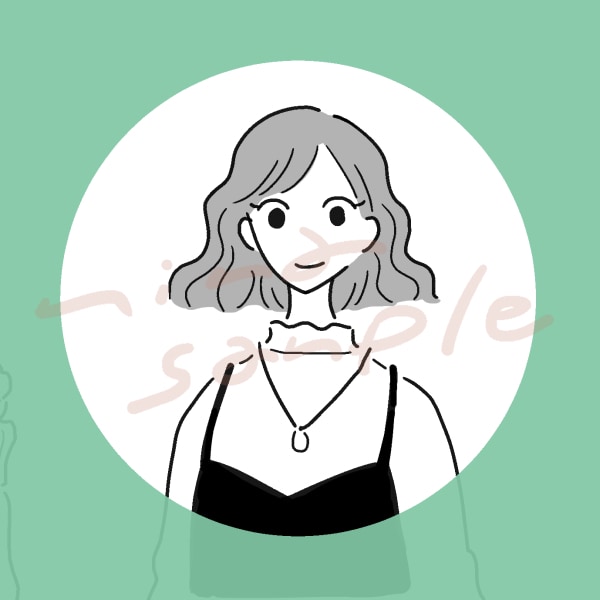 シンプルでかわいい♡アイコンイラスト描きます ♡小物やポーズ無料 ♡即日対応します イメージ3