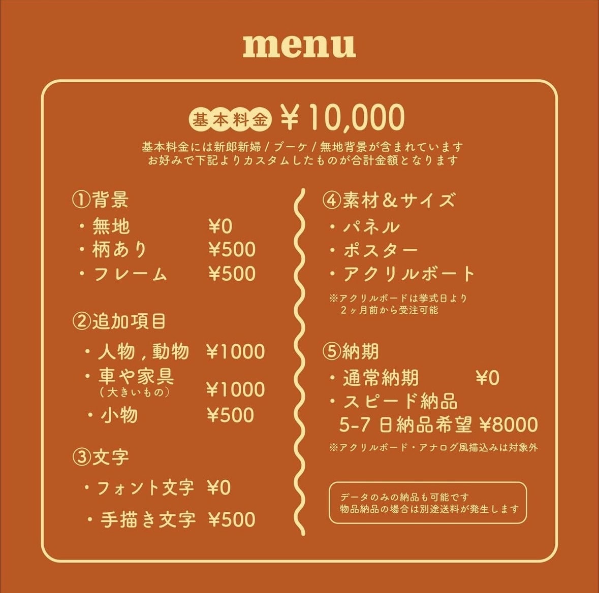 ポップでモダンなウェルカムボードつくります 自分たちらしい結婚式アイテム作りませんか？ イメージ2
