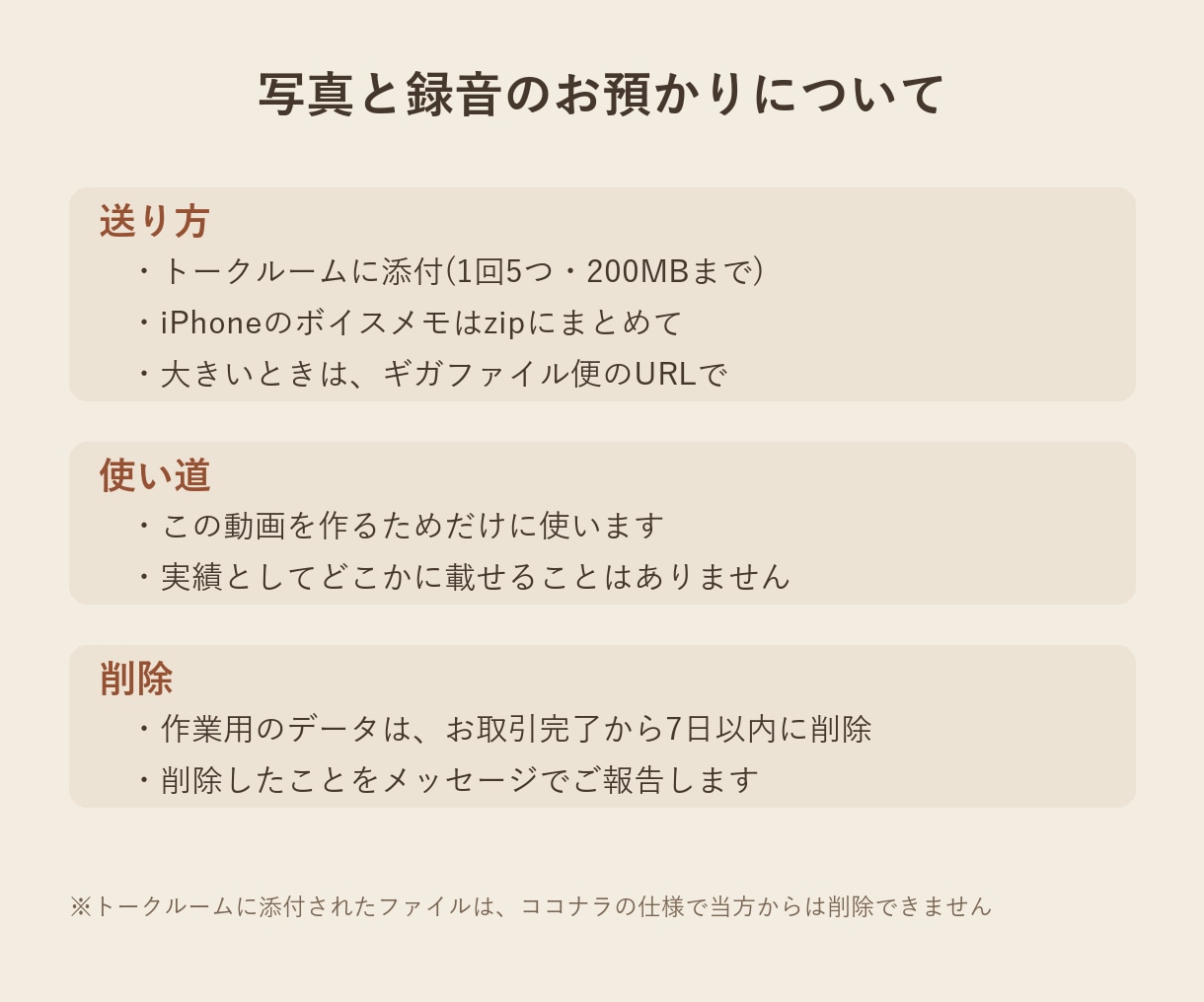 ご家族の思い出を写真とお声で自分史動画にします ご家族が録った昔話を、字幕とBGMつき約5分の動画に イメージ4