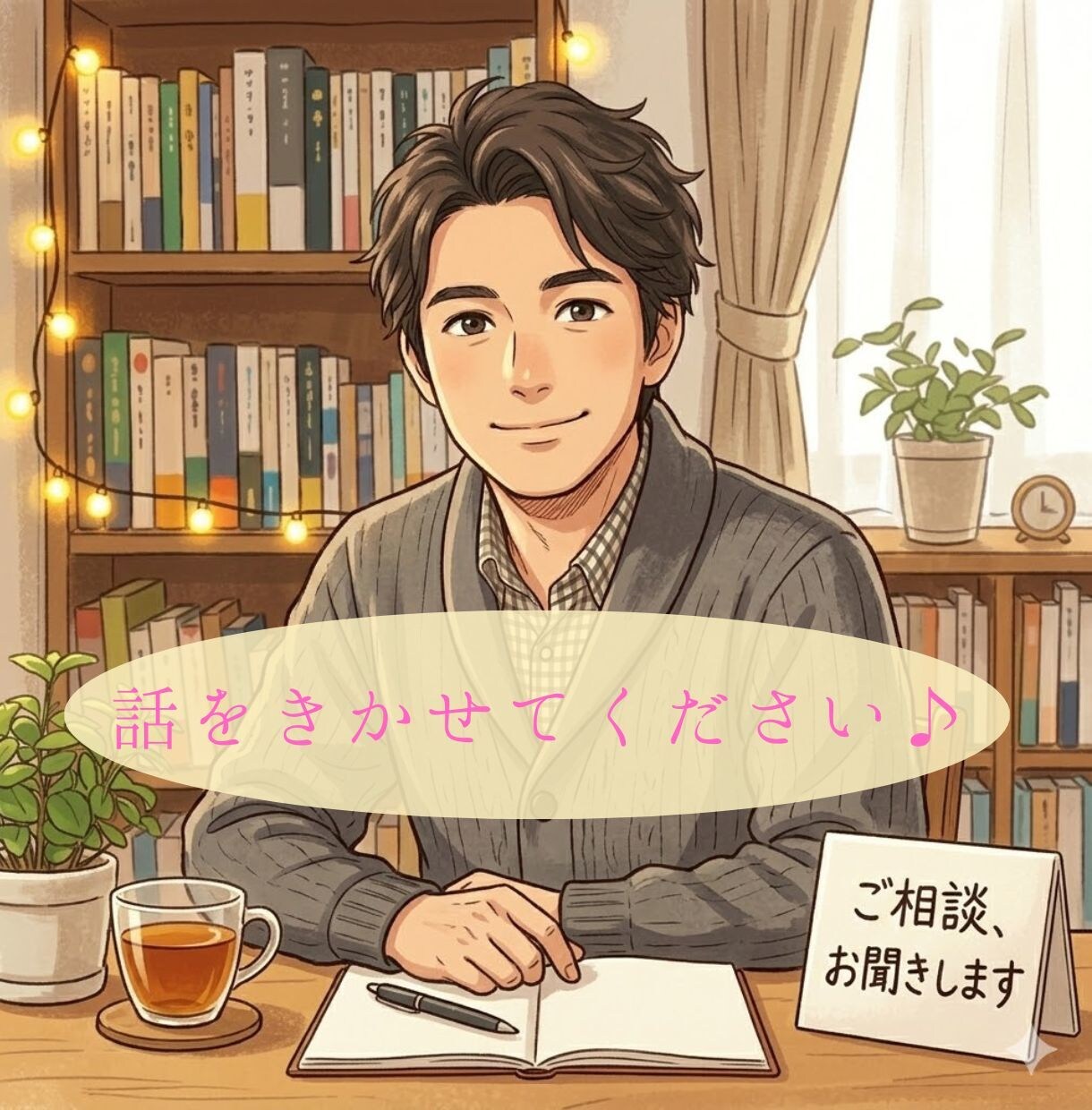 疲れた心を優しく包み込みます ☘️心のオアシス☘️　不安・悩み　ケージェイが聞きます　低音 イメージ1