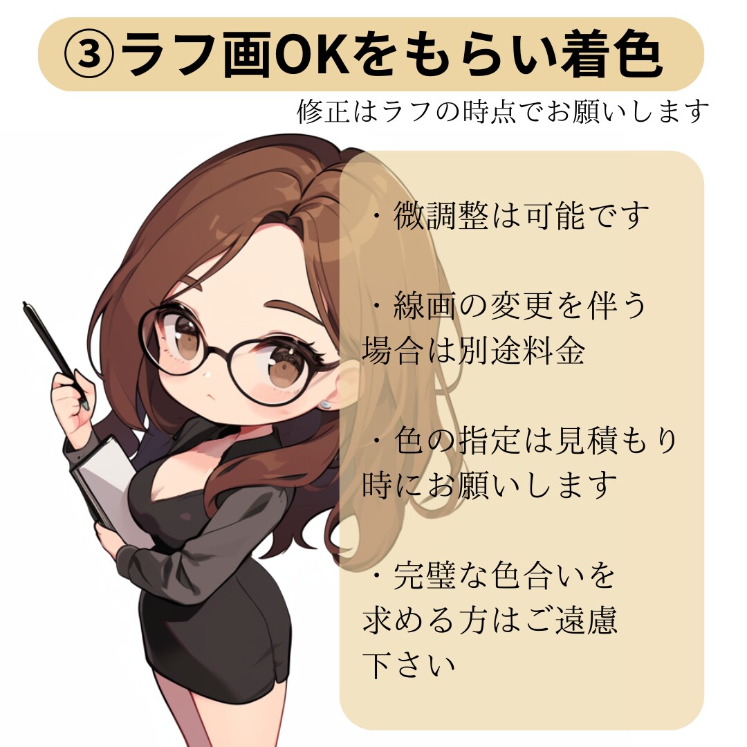 お仕事、twitter、副業用のミニキャラ作ります かわいく、親しまれやすいアイコンにしませんか？ イメージ6