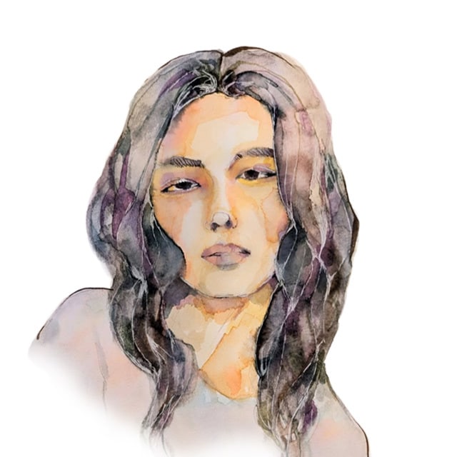 修正無料　似顔絵SNSアイコン描きます ニュアンスカラー仕上げ水彩似顔絵 イメージ10