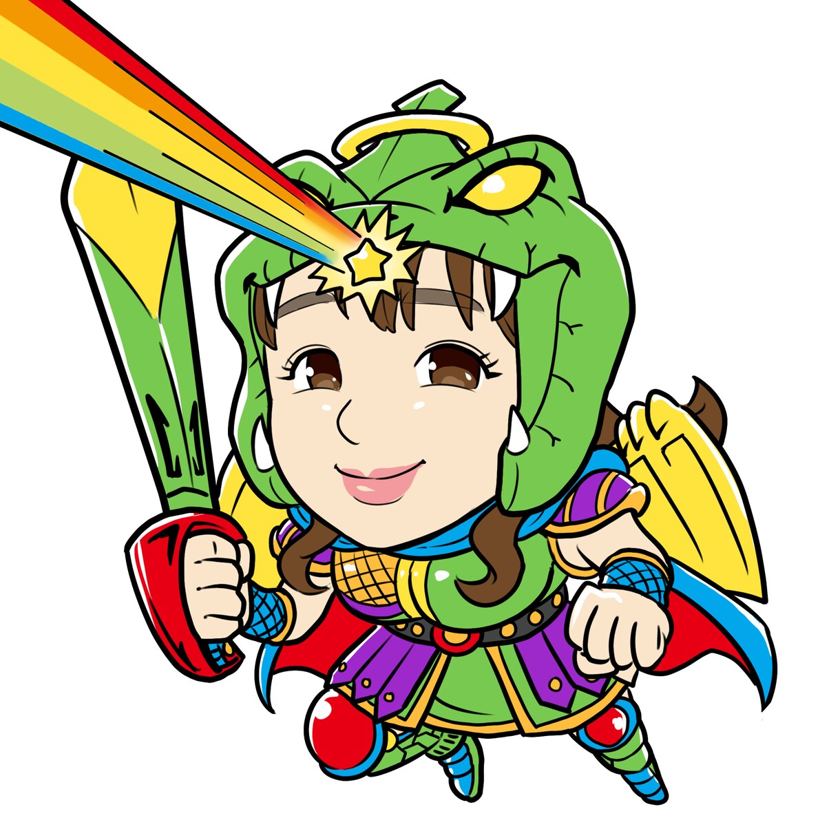 ビックリマン風デフォルメ似顔絵お描きいたします SNSのアイコンやプレゼントなどにどうぞ♪ イメージ10