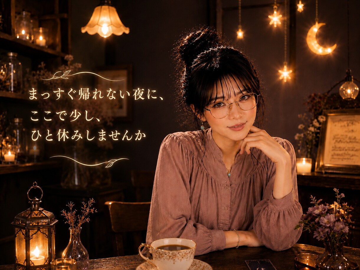 暮れなずむ町の光と影の中、愛するあなたとお話します オンリーワンのあなたの雑談・愚痴・悩みを聞かせて！お気軽に♡ イメージ2
