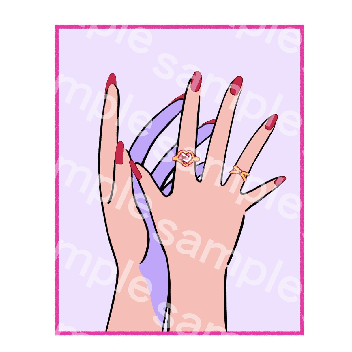 レトロでポップなかわいいイラストを描きます SNSや配信のイラスト！web、広告の挿絵もにおすすめ！ イメージ3