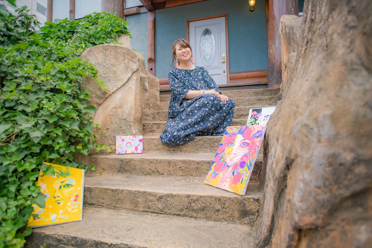 あなたの生き辛さのもとを探り解決法を提案します チャネリングタロットで悩みを読み解き、アートで癒します！ イメージ4