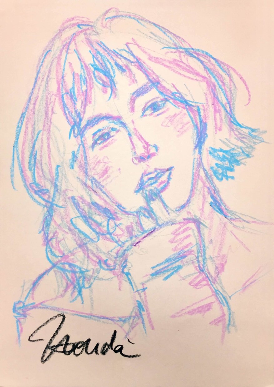 まるで魔法の世界！？【動く似顔絵】を描きます 【即日対応】【クレヨンアート】 イメージ1
