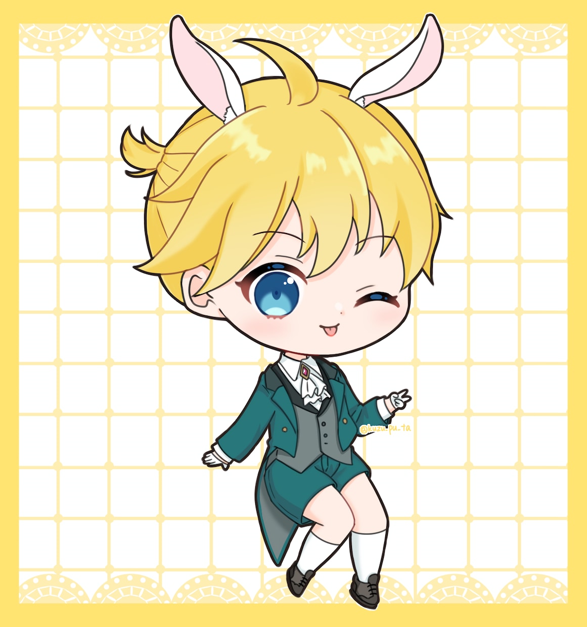 ポップで明るいSDキャラのアイコンを描きます ミニキャラ、デフォルメキャラ、スタンプ利用にどうぞ！ イメージ3