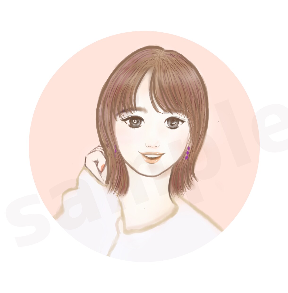 シンプル大人かわいいイラスト魅力たっぷりで描きます アイコン～一枚絵など幅広く対応いたします。ご相談ください！ イメージ6