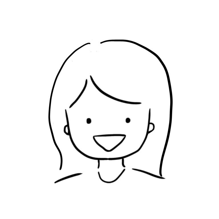 決めることは最小限！かわいい線画アイコン作ります 表情、髪型を選ぶだけ！シンプルアイコンです。 イメージ1