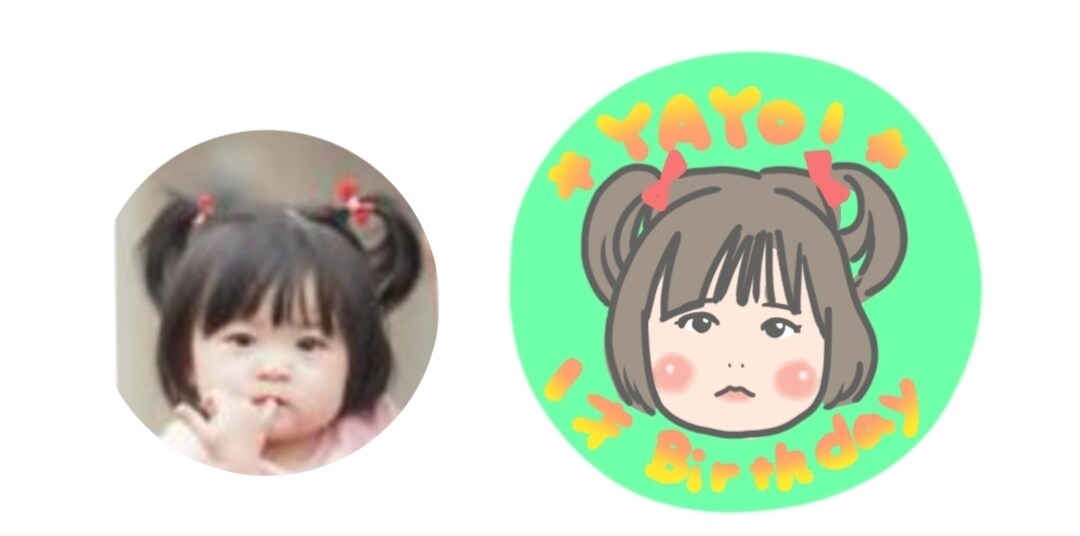 シンプル可愛い似顔絵（データのみ）作成します SNSアイコンや印刷してストラップとして使用も出来ます！ イメージ3