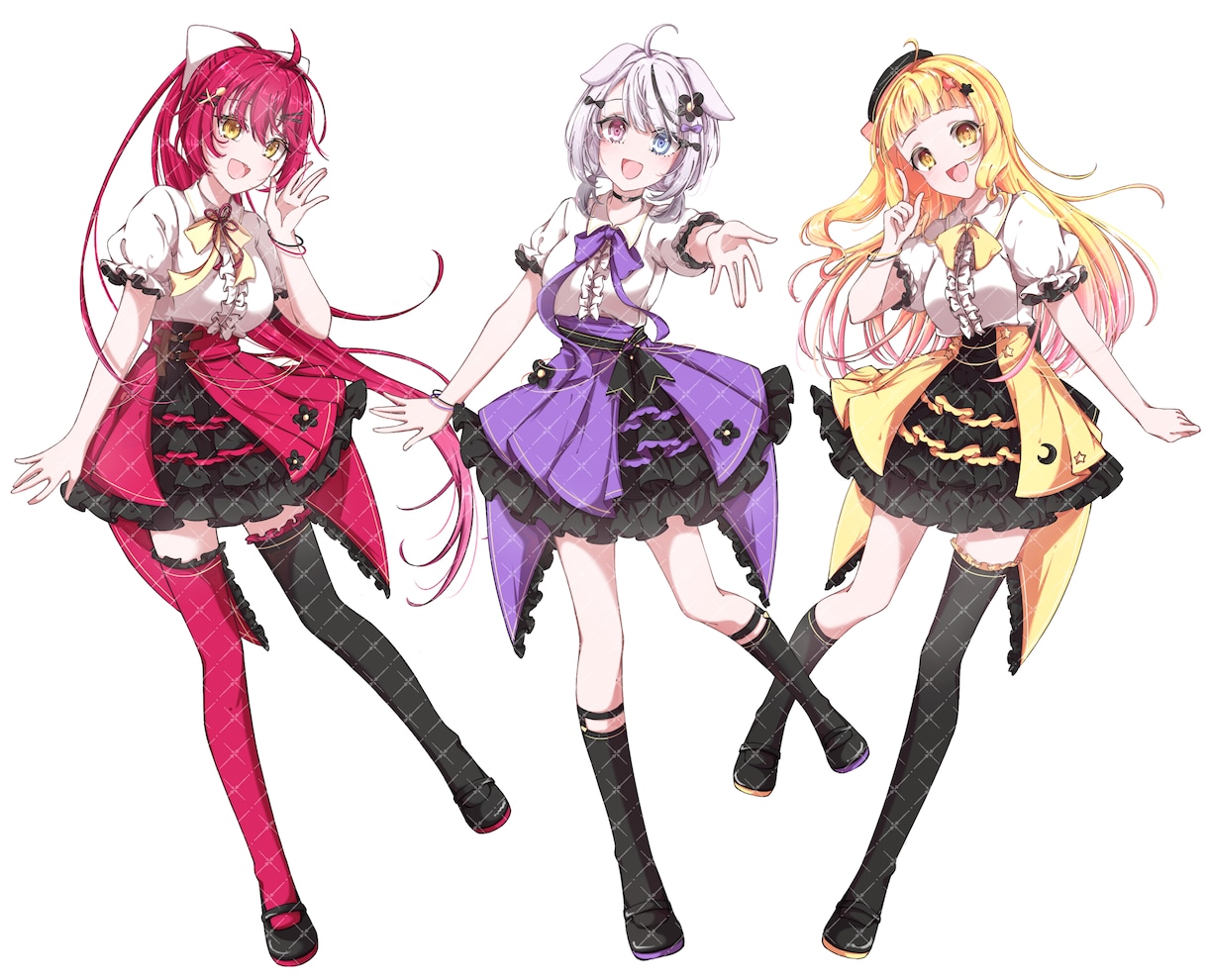 商用利用可。歌ってみたや、色んなイラスト制作します MVイラスト・一枚絵・立ち絵・アイコン等 イメージ8