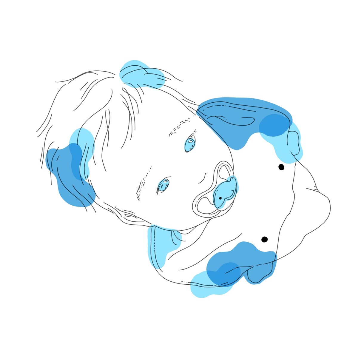 お写真を元に繊細な線画イラスト作成します 3枚で2千円！お気に入りの写真を素敵なイラストにしませんか？ イメージ3
