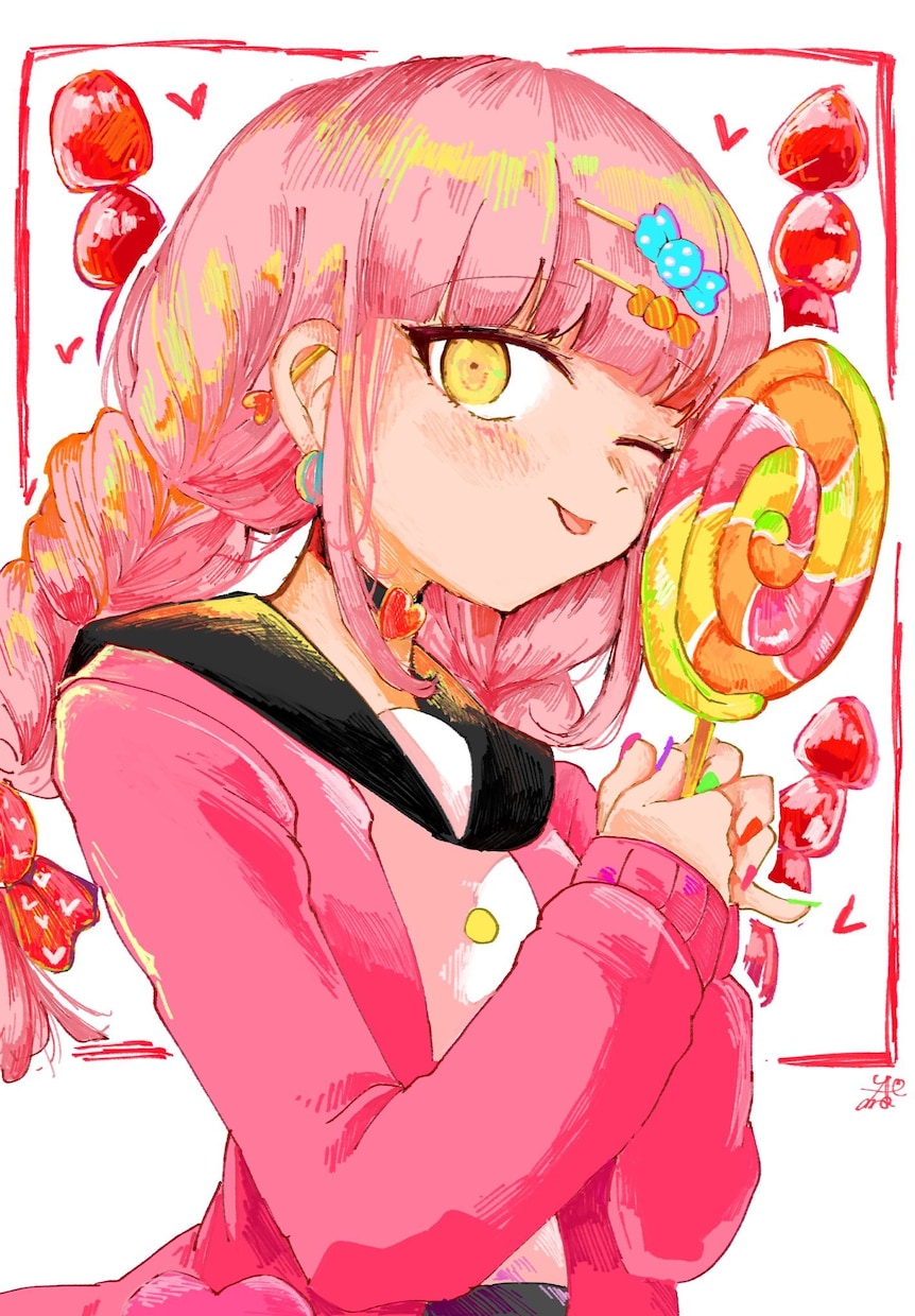 アイコン用やキャラクターデザイン等描きます インパクトのある配色で目を引くデザインが得意です イメージ2