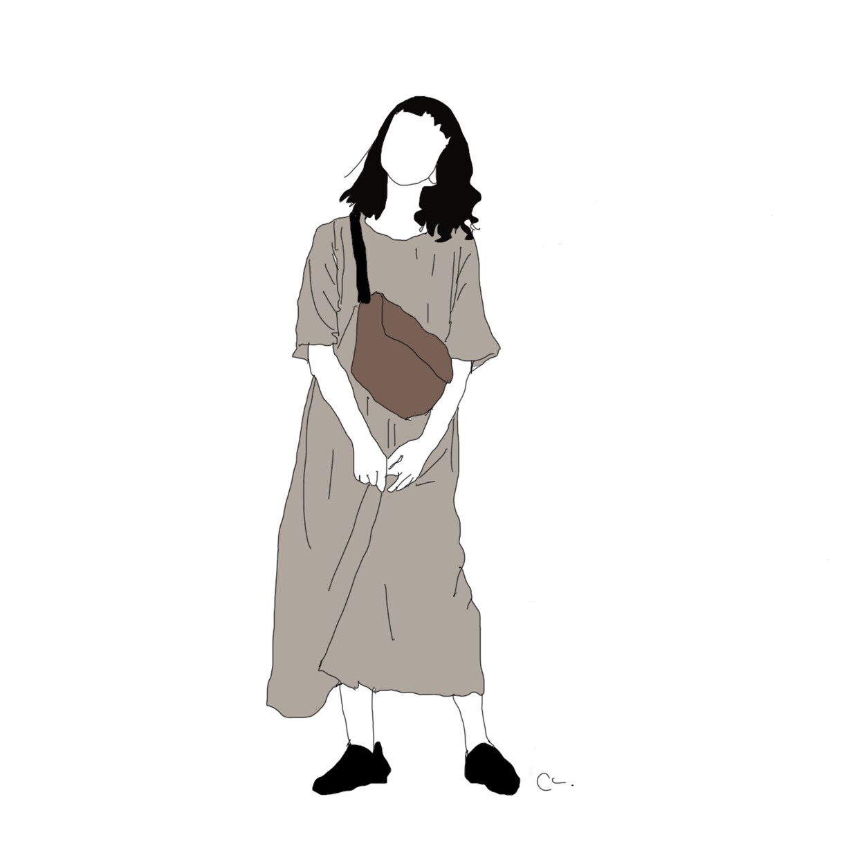 イラストにします 人物画をシンプルなイラストにします イメージ9