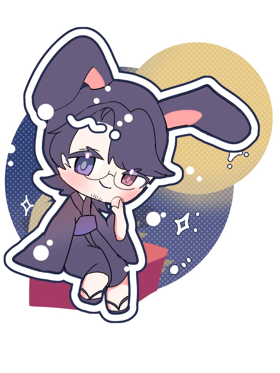 量産型のお月見ミニキャラ描きます 期間限定のミニキャラを描きます。 イメージ4