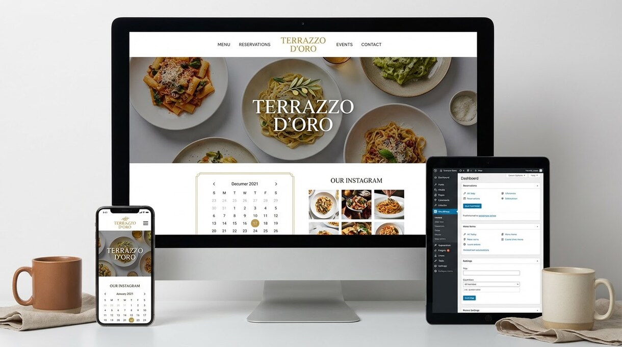 本気の飲食店に必要なサイトを制作します 信頼されるデザインと24時間予約を完備 イメージ2