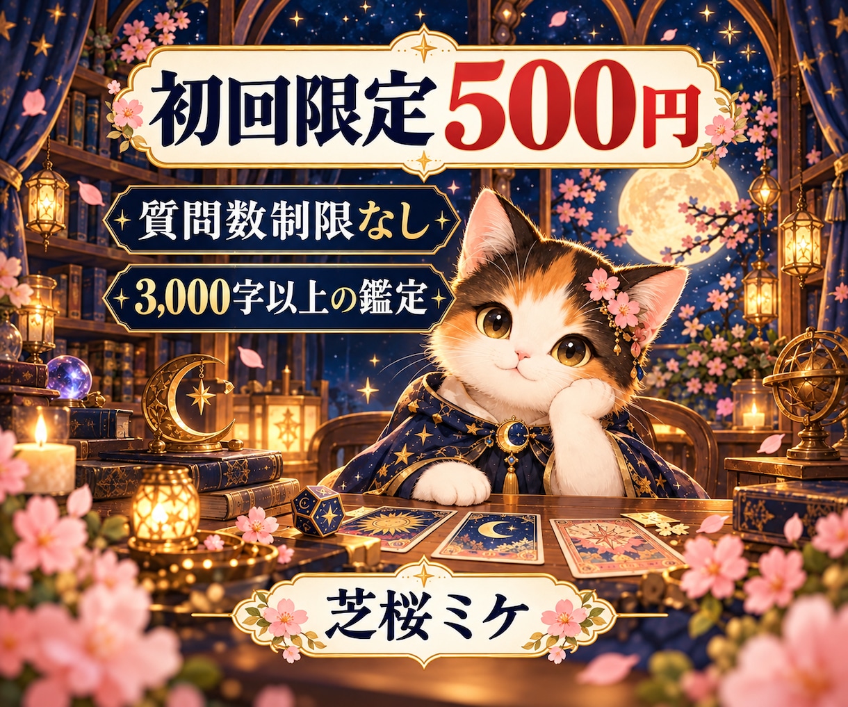 初回限定・質問数制限なしで丁寧に鑑定します 3,000字以上で、お悩みをやさしく丁寧に読み解きます イメージ1