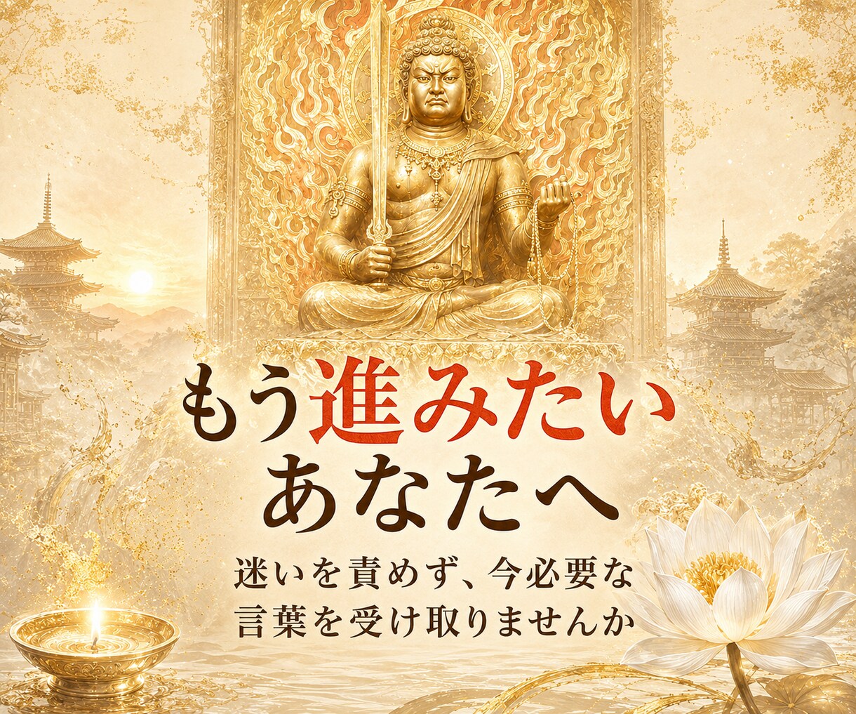 不動明王の火焔で迷いの根を霊視します 切れない執着と進む道をお伝えします イメージ7