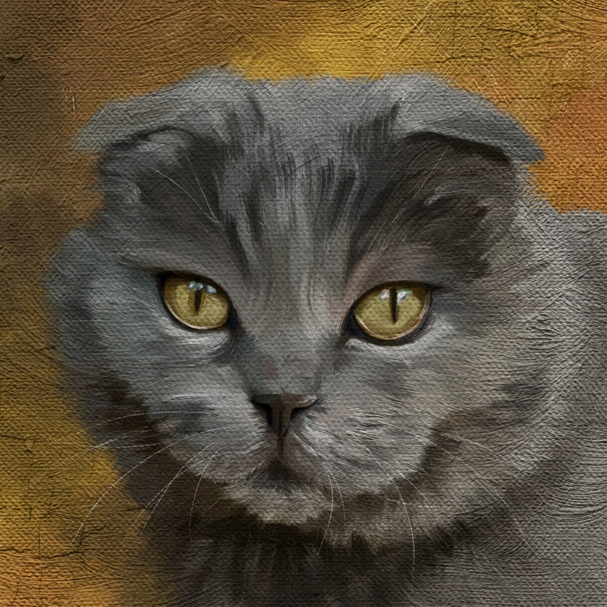 あなたのペットをデジタル油彩で描きます 独自に研究した技法で絵の具の盛り上がりを楽しめます♪ イメージ3