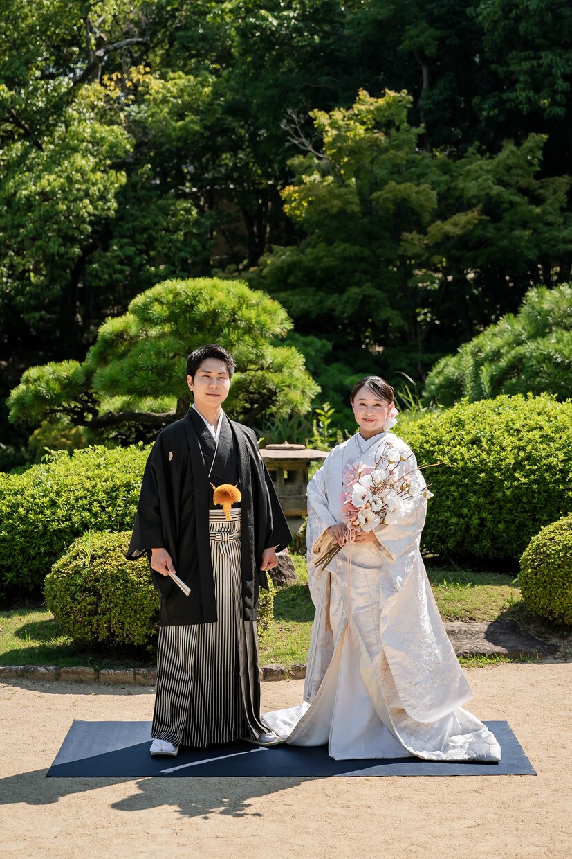 関西 兵庫県神戸市にて結婚式和装前撮りを撮影します お手頃価格でウエディングフォト撮影が可能です。 イメージ9