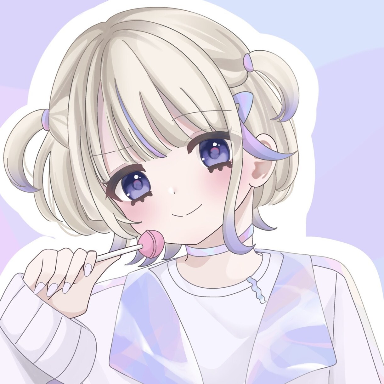 目を引くきゅるきゅるかわいいイラストを描きます 歌ってみた、SNS投稿、アイコン、サムネなどにばっちり！ イメージ3