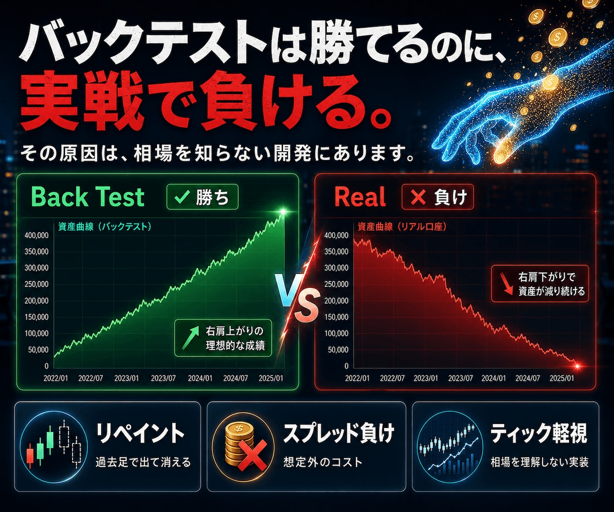 MT4/MT5のEA・インジケーター開発します 開発歴5年。相場を知るプロが「勝てる」ロジックを形に イメージ2