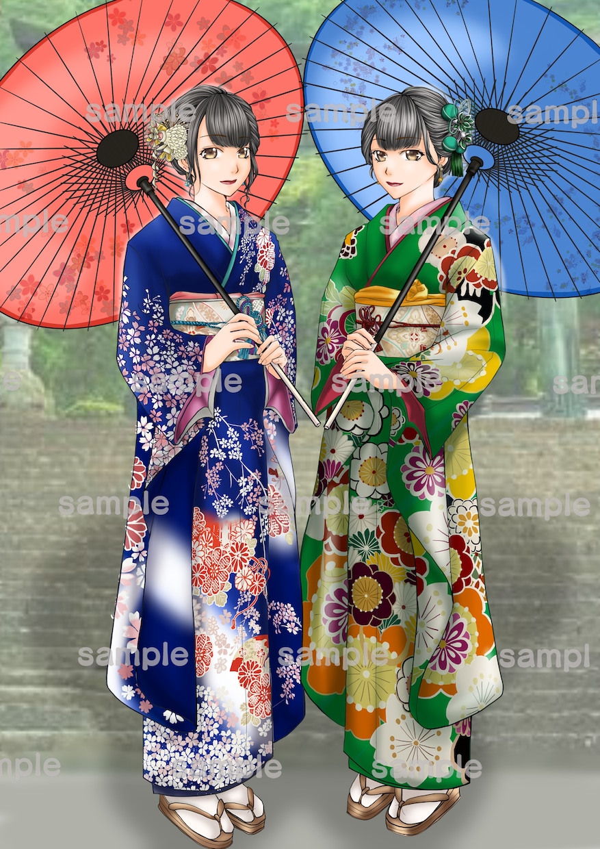 優しくて元気の出るイラスト描きます SNSで使えるキラキラして可愛いアイコンやイラスト描きます！ イメージ5