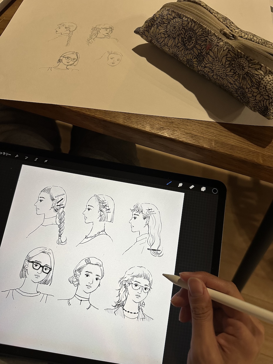 ファッションイラスト描きます お洒落なファッションアイコンに！雑誌や、資料の挿絵に。 イメージ3