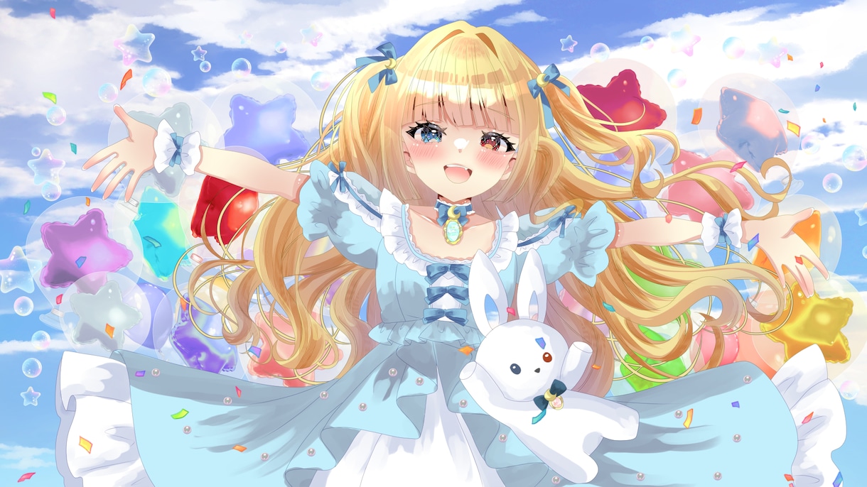 一枚絵イラストお描きいたします あなただけのオリジナルキャラクターをお作り致します イメージ8
