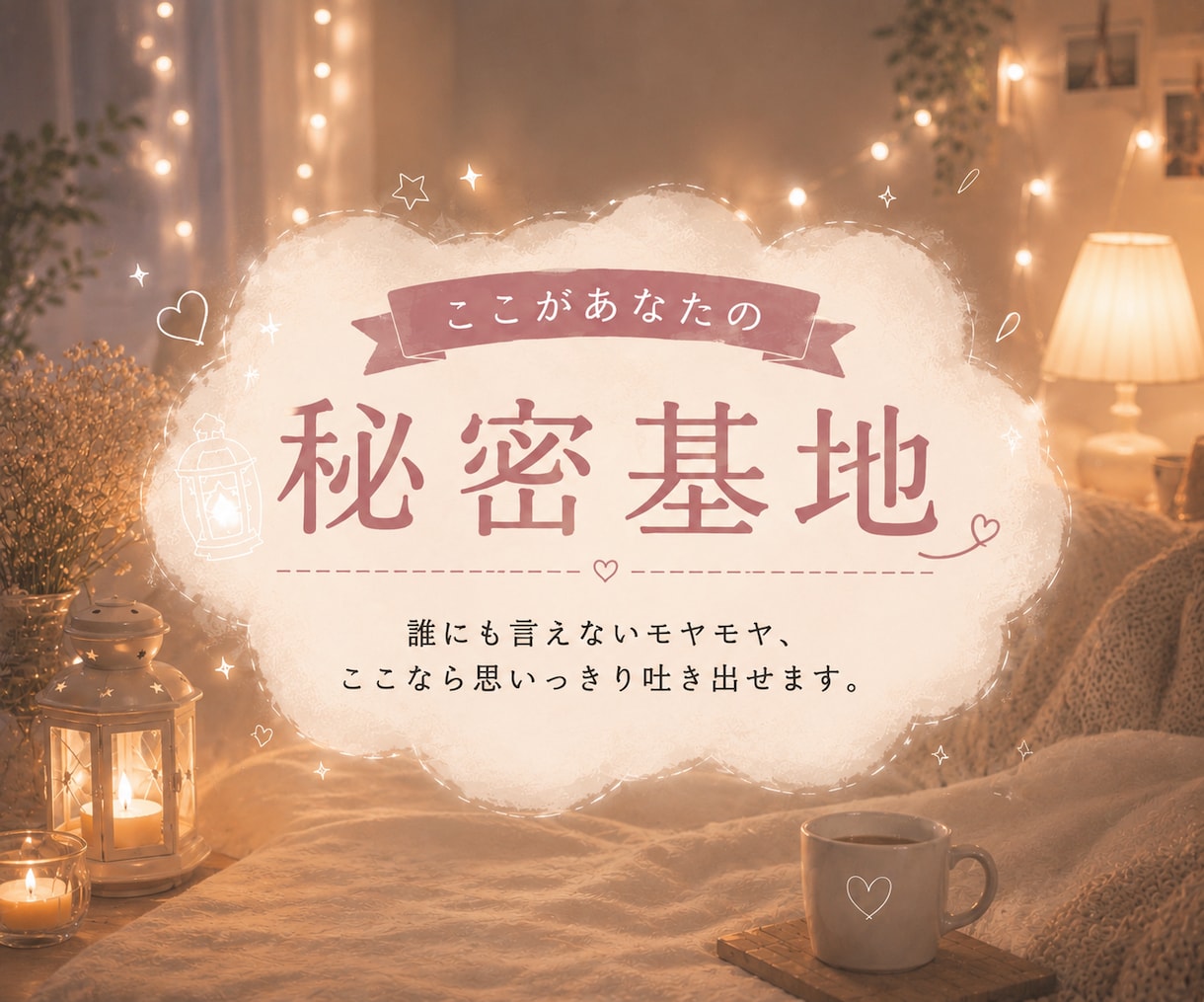 お友達感覚でなんでもお話し聞きます ひとりで抱え込まなくて大丈夫。心のモヤモヤ吐き出しませんか？ イメージ2