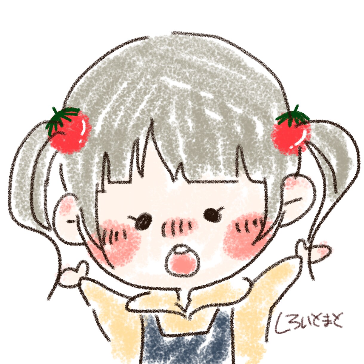 SNS用のゆるーくふんわり手描きイラスト描きます 安くてかわいいアイコンが欲しい方にオススメ！ イメージ2