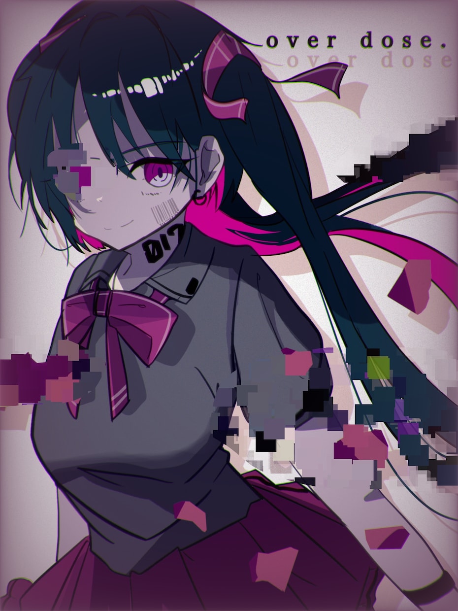 デジタルでのキャラクターイラスト作成します ちょっぴり暗い女の子達を描きます。 イメージ2