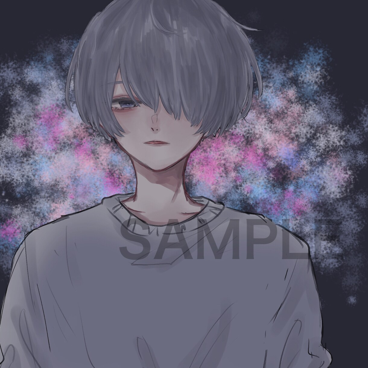 SNS等で使えるアイコン用イラスト描きます あなただけのオリジナルイラストを作りませんかU・ ̫・U イメージ2