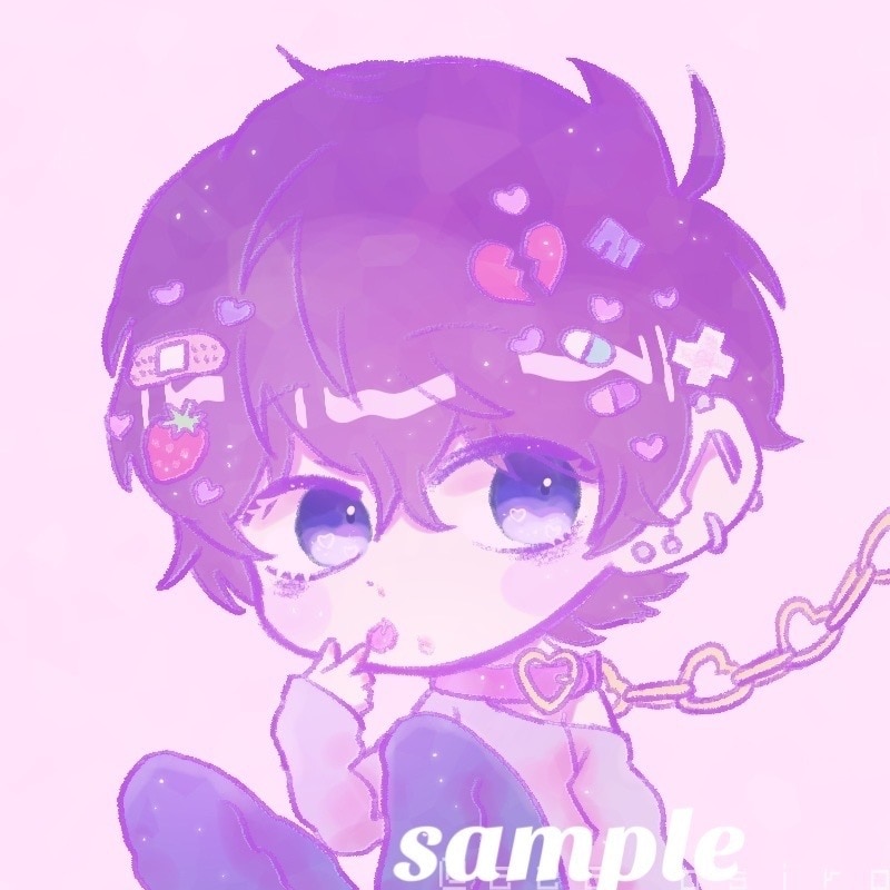 かわいいSDキャラアイコン・イラスト描きます アイコン、ヘッダー、グッズ、動画等にご活用ください♥ イメージ2