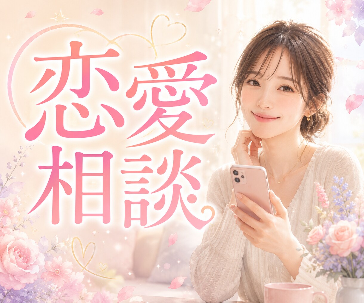 アラサー女子に恋愛相談♥友達みたいに聞きます どうしたらいい？・連絡がこない・不安、なんでも話して♡ イメージ1