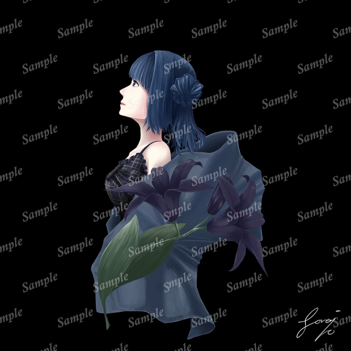優しい雰囲気のイラストを描きます アイコン、動画用、配信背景等の様々な用途に。 イメージ2