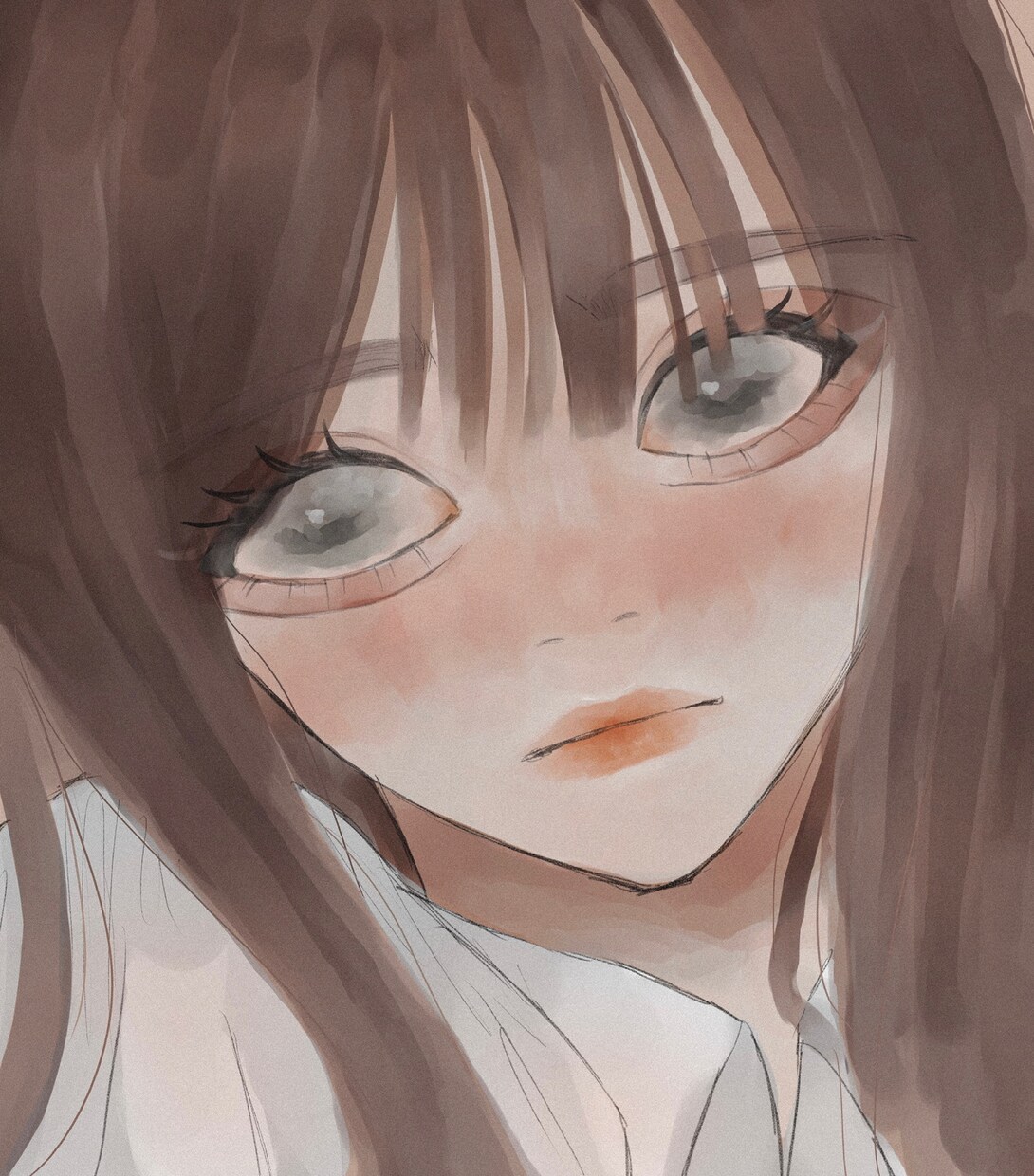 SNS等のアイコンに使えるイラスト描きます 女性の儚さ、美しさ、可愛さを重視して作成します イメージ3