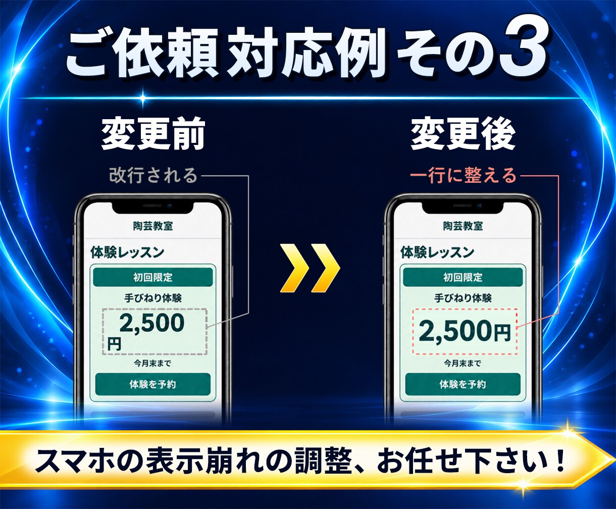 WordPressの修正・カスタマイズを承ります 文字・画像の変更から、スマホ表示・機能の調整まで イメージ4